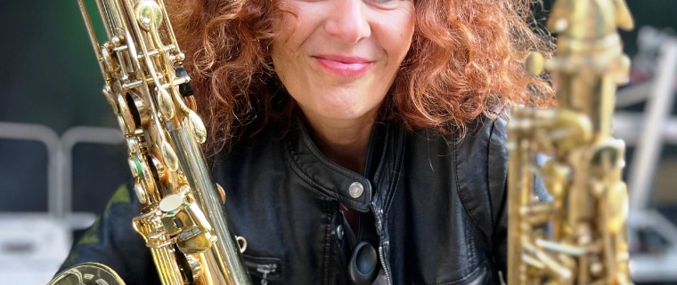 Anette mit Sax