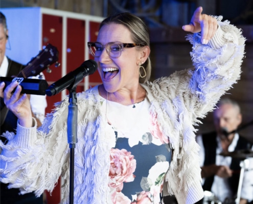 Sängerin Sabine Schulz Partytime