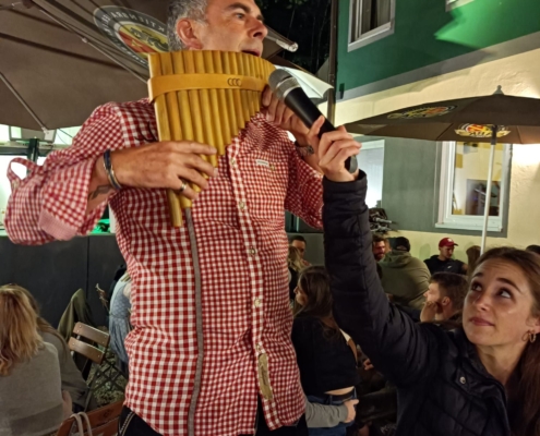 TnT Hochzeitsmusik und Partyband Allgäu / Bayern TnT - Einlage Panflöte