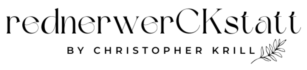 rednerwerCKstatt by Christopher Krill Logo rednerwerCKstatt by Christopher Krill Logo