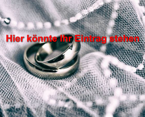 Hier könnte Ihr Eintrag stehen. Vorschaubild für Kategorie Eheringe & Goldschmuck