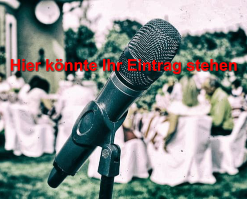 Hier könnte Ihr Eintrag stehen. Vorschaubild für Kategorie Freie Redner & Trauredner