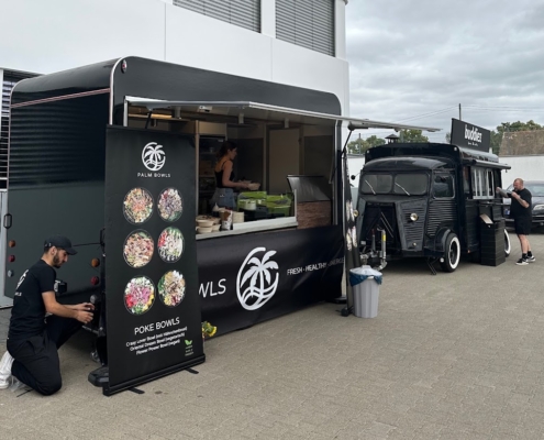 Palm Bowls GmbH & Co. KG, Foodtruck und Pr&auml;sentation